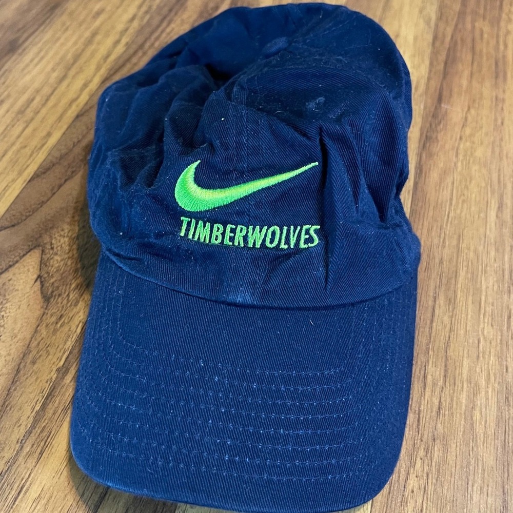 Nike Minnesota Timberwolves NBA Hat Navy Blue Heritage86 Adjustable Cotton Cap
